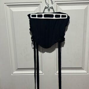 NWT MESHKI corset top ties on sides sz small
